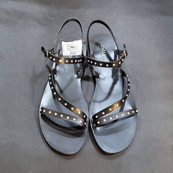 BRAND NEW INDIGO RD. POBART MULTI-STRAPS EMBELLISHED SANDALS - Picture 2 of 14